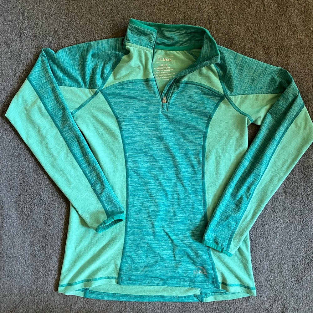 Eddie Bauer quarter zip base layer